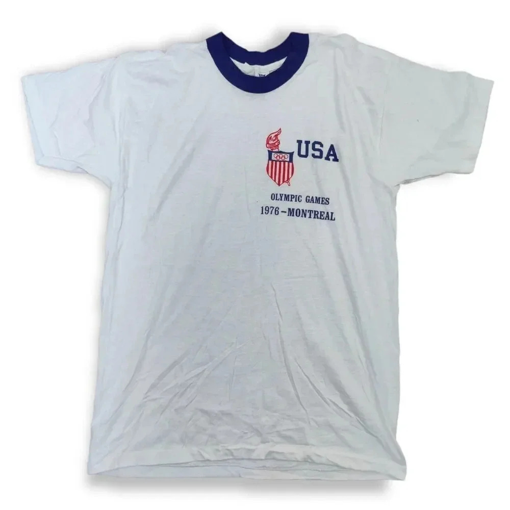 Vintage 1976 Montreal Olympics single stitch tee rare